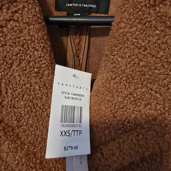 SANCTUARY - NWT Boucle sweater coat. XXS (fits oversized, closer to a small). - Picture 4 of 7